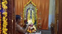 Palaki at Shree Shantadurga Devi Devasthan, Shirali